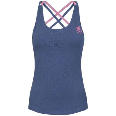 Rafiki Womens Suesca Ctn Vest Blue - Vest for Active Women Rafiki Womens Suesca Ctn Vest Blue - Vest for Active Women