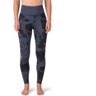 Rafiki Leggings Donna Ceillac Blu - Yoga & Arrampicata Rafiki Leggings Donna Ceillac Blu - Yoga & Arrampicata