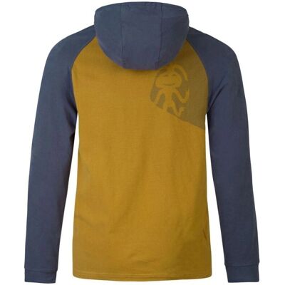 Felpa con Cappuccio Gialla Rafiki Traverse - Abbigliamento da scalata e riscaldamento Felpa con Cappuccio Gialla Rafiki Traverse - Abbigliamento da scalata e riscaldamento