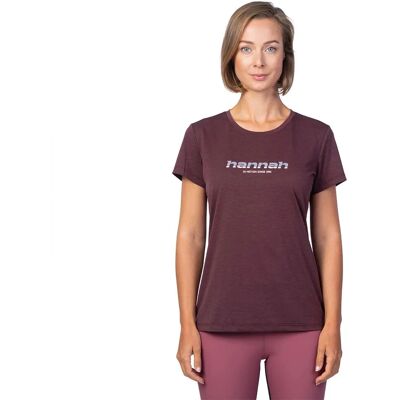 Hannah Cordy mogano rosso - T-shirt Hannah Cordy mogano rosso - T-shirt