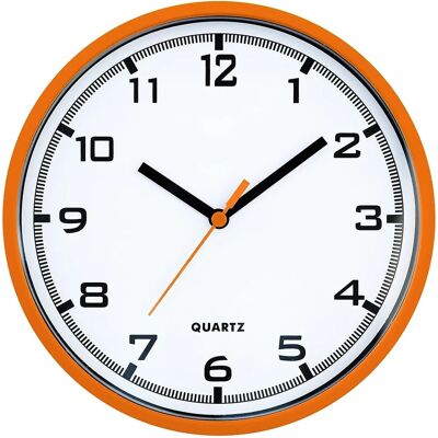 Nástěnné Hodiny MPM E01.2477.60 Oranžové - Wall Clock Nástěnné Hodiny MPM E01.2477.60 Oranžové - Wall Clock
