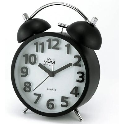 MPM C01.4056.90 Reloj Despertador - Mecánico, Negro, 12 horas MPM C01.4056.90 Reloj Despertador - Mecánico, Negro, 12 horas