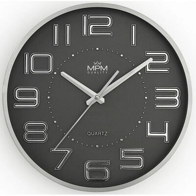 MPM Quality Moderní Kovové Nástěnné Hodiny - Nástěnné Hodiny MPM Quality Moderní Kovové Nástěnné Hodiny - Nástěnné Hodiny