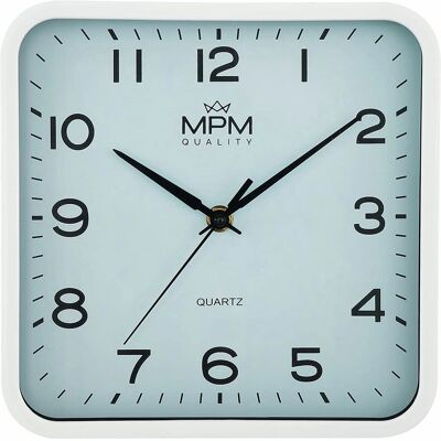 Klasické čtvercové nástěnné hodiny MPM Quality - E01.4234.31 Klasické čtvercové nástěnné hodiny MPM Quality - E01.4234.31