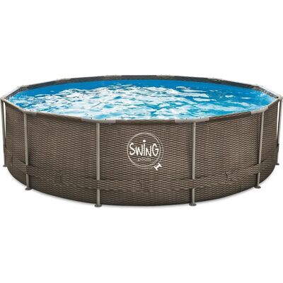 Marimex - Florida Pool - HEDRÝ RATAN - Einfach zu montieren - Sommer Spaß Marimex - Florida Pool - HEDRÝ RATAN - Einfach zu montieren - Sommer Spaß