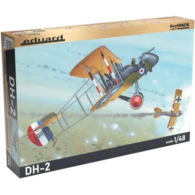 Eduard Modèle d'avion DH-2 Profipack 1/48 - Pré-peint et assemblé - Publicité Eduard Modèle d'avion DH-2 Profipack 1/48 - Pré-peint et assemblé - Publicité
