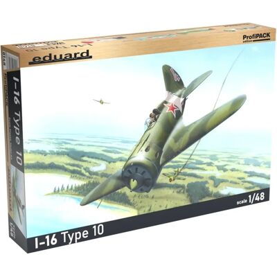 Eduard 1/48 I-16 Typ 10 ProfiPACK - Modellflugzeug-Set Eduard 1/48 I-16 Typ 10 ProfiPACK - Modellflugzeug-Set