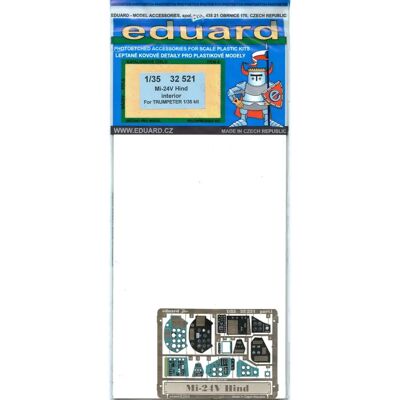 Eduard Mil Mi-24V Hind Innenraum-Zubehör - Modellbausatz - Maßstab 1:32 Eduard Mil Mi-24V Hind Innenraum-Zubehör - Modellbausatz - Maßstab 1:32