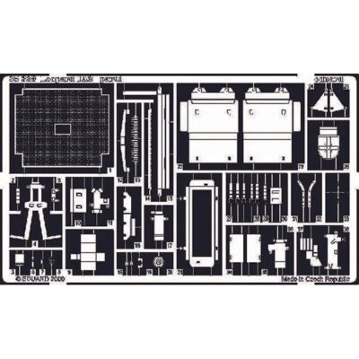 Eduard Leopard IA2 Modellkit - 1:35 Militärfahrzeug-Detailset Eduard Leopard IA2 Modellkit - 1:35 Militärfahrzeug-Detailset