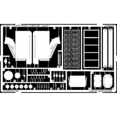 Eduard 1:35 T-34/76 Modell 1943/CHTZ Zubehör - Militärfahrzeug-Detailset Eduard 1:35 T-34/76 Modell 1943/CHTZ Zubehör - Militärfahrzeug-Detailset