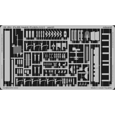 Eduard Pz.Kpfw.III Ausf.L 1:35 Superdetailliertes Set - Modell Zubehör Eduard Pz.Kpfw.III Ausf.L 1:35 Superdetailliertes Set - Modell Zubehör