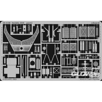 Kit Eduard Sd.Kfz.222 - 1/35 - Véhicule Militaire - Publicité Kit Eduard Sd.Kfz.222 - 1/35 - Véhicule Militaire - Publicité