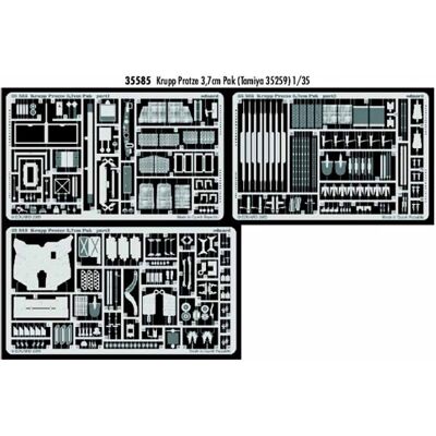 Eduard Krupp Protze 3.7cm Pak Modellbausatz - Militärfahrzeug Eduard Krupp Protze 3.7cm Pak Modellbausatz - Militärfahrzeug