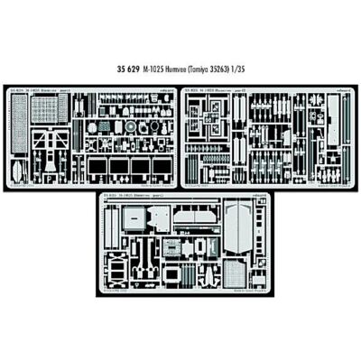 Eduard M1025 Humvee - Superdetailliertes Kit für Militärfahrzeuge Eduard M1025 Humvee - Superdetailliertes Kit für Militärfahrzeuge