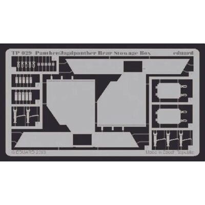 Eduard Panther/Jagdpanther Heckstauraum 1:35 - Militär Modell Zubehör Eduard Panther/Jagdpanther Heckstauraum 1:35 - Militär Modell Zubehör