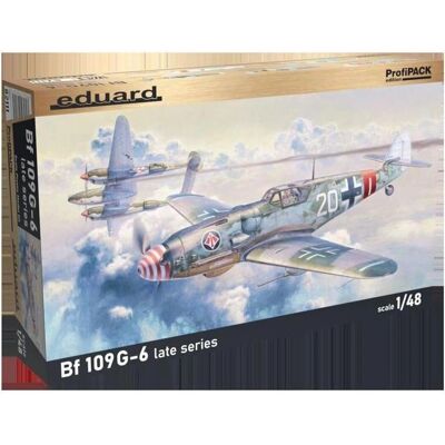 Eduard 82111 BF 109G-6 Späte Serie 1/48 - Modellflugzeugbausatz Eduard 82111 BF 109G-6 Späte Serie 1/48 - Modellflugzeugbausatz