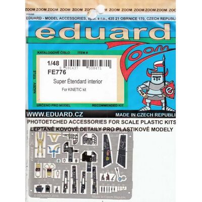 Eduard Dassault Super Etendard Innenraum Teil I - Maßstab 1:48 - Modellbausatz Zubehör Eduard Dassault Super Etendard Innenraum Teil I - Maßstab 1:48 - Modellbausatz Zubehör