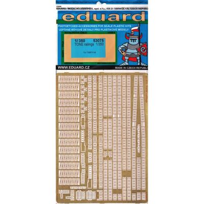 Eduard Markenmodell Zubehör - Maßstab 1:350, Hochdetaillierte Geländer für Tamiya-Schiffe Eduard Markenmodell Zubehör - Maßstab 1:350, Hochdetaillierte Geländer für Tamiya-Schiffe