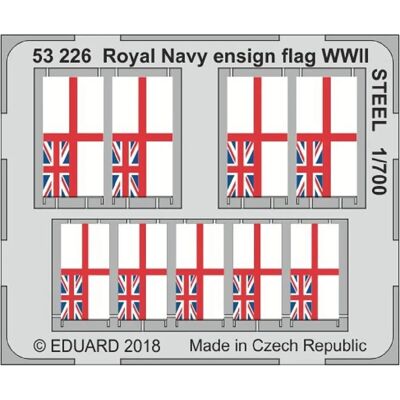 Eduard Royal Navy-Flagge WWII - Detailkits für Schiffe Eduard Royal Navy-Flagge WWII - Detailkits für Schiffe