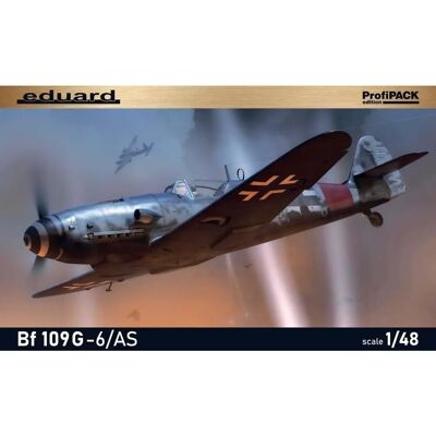 Eduard Messerschmitt Bf-109G-6/AS Modellbausatz - 1/48 - WWII Jagdflugzeug Eduard Messerschmitt Bf-109G-6/AS Modellbausatz - 1/48 - WWII Jagdflugzeug