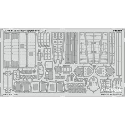 Eduard B-26 Marauder Upgrade-Set - Flugzeug-Detaillierungsset Eduard B-26 Marauder Upgrade-Set - Flugzeug-Detaillierungsset