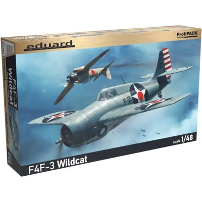 Eduard F4F-3 Wildcat 1:48 Modellbausatz - US Trägerflugzeug Eduard F4F-3 Wildcat 1:48 Modellbausatz - US Trägerflugzeug