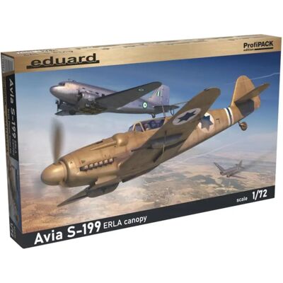 Eduard Avia S-199 ERLA Verkleidung - 1:72 Modellflugzeug Eduard Avia S-199 ERLA Verkleidung - 1:72 Modellflugzeug