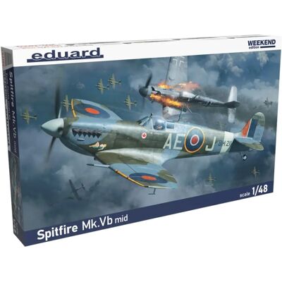 Eduard Supermarine Spitfire Mk.Vb - 1:48 WWII-Jagdmuster Eduard Supermarine Spitfire Mk.Vb - 1:48 WWII-Jagdmuster