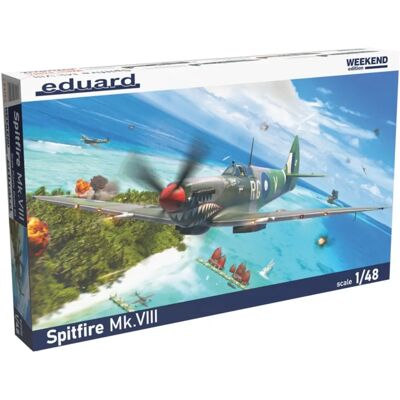 Eduard Spitfire Mk.VIII - Modellbausatz - 1:48 - WWII Jagdflugzeug Eduard Spitfire Mk.VIII - Modellbausatz - 1:48 - WWII Jagdflugzeug