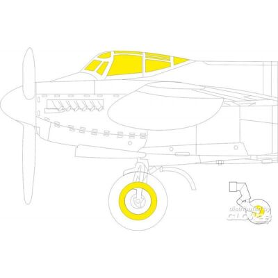 Eduard Mosquito B Mk.IV / PR Mk.IV TFace 1/48 Modellverglasungsschutzmasken Eduard Mosquito B Mk.IV / PR Mk.IV TFace 1/48 Modellverglasungsschutzmasken