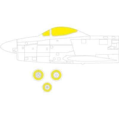 Eduard - F-86D Sabre TFace - 1/48 - Haubenmasken Eduard - F-86D Sabre TFace - 1/48 - Haubenmasken