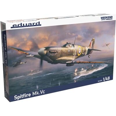 Eduard Spitfire Mk.Vc 1/48 Modellbausatz - WWII Kampfflugzeug Eduard Spitfire Mk.Vc 1/48 Modellbausatz - WWII Kampfflugzeug