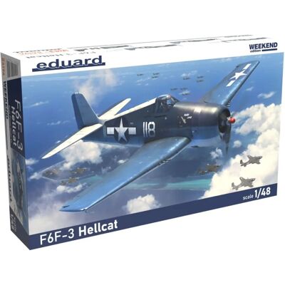 Eduard F6F-3 Hellcat 1:48 Modellbausatz - Flugzeugmodell Eduard F6F-3 Hellcat 1:48 Modellbausatz - Flugzeugmodell