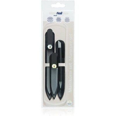 Set cadou unghii Crystal Bohemia Black - Fișe și accesorii Set cadou unghii Crystal Bohemia Black - Fișe și accesorii
