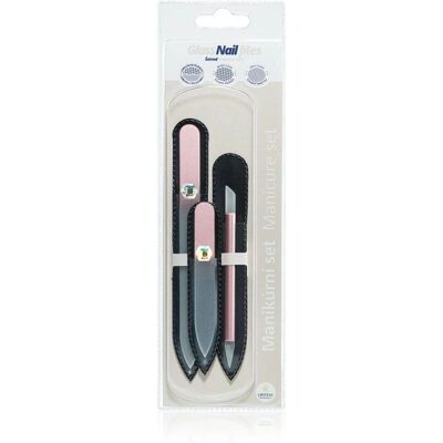 Set cadou Crystal Bohemia Pink pentru unghii - Kit de îngrijire a unghiilor Set cadou Crystal Bohemia Pink pentru unghii - Kit de îngrijire a unghiilor