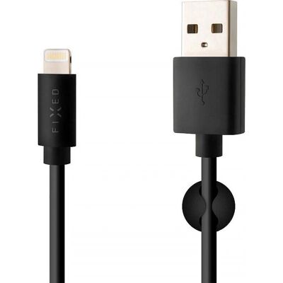 Cablul Lightning Fixed - 1M - Certificat MFi - Negru - Date & Încărcare Cablul Lightning Fixed - 1M - Certificat MFi - Negru - Date & Încărcare