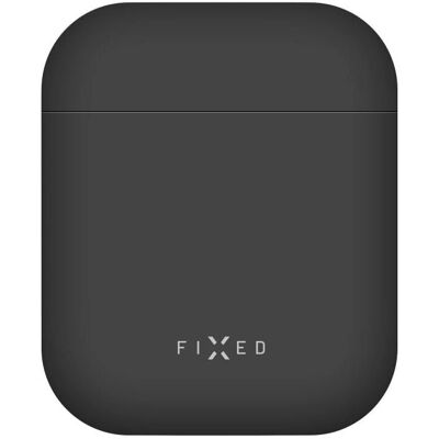 Étui en silicone ultra-mince Silky de FIXED pour Airpods - Noir Étui en silicone ultra-mince Silky de FIXED pour Airpods - Noir