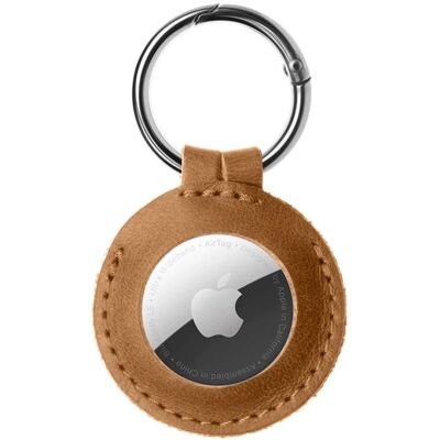 Ręcznie wykonana skórzana obudowa Apple Airtag - Prawdziwa włoska skóra bydlęca - Czeska produkció Ręcznie wykonana skórzana obudowa Apple Airtag - Prawdziwa włoska skóra bydlęca - Czeska produkció