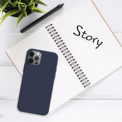 FIXED Story für Apple iPhone 14 - Blau Smartphone-Hülle FIXED Story für Apple iPhone 14 - Blau Smartphone-Hülle