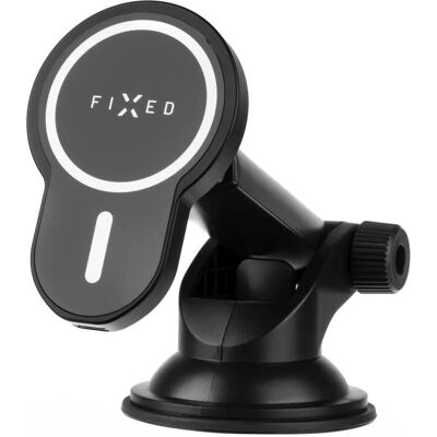 FIXED MagClick XL Autohouder met draadloos opladen - Zwart FIXED MagClick XL Autohouder met draadloos opladen - Zwart