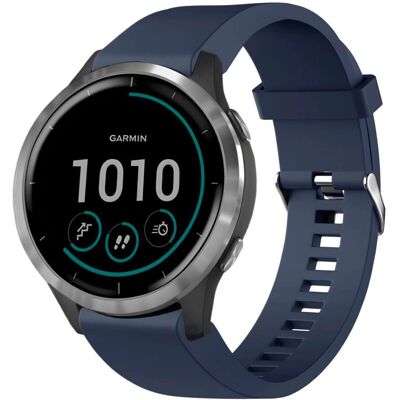 FIXED Silikonarmband für Garmin 20mm - Blau - Sportlich und Elegant FIXED Silikonarmband für Garmin 20mm - Blau - Sportlich und Elegant