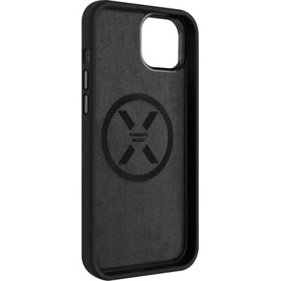 Coque Fixed MagFlow Noire pour iPhone 15 avec MagSafe - Publicité Coque Fixed MagFlow Noire pour iPhone 15 avec MagSafe - Publicité