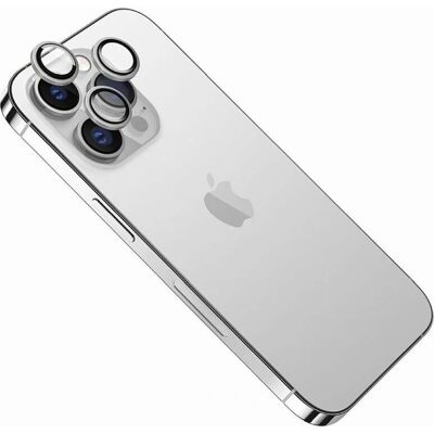 Apple iPhone 15 Pro/Pro Max Fixed Camera Glass - Silber Apple iPhone 15 Pro/Pro Max Fixed Camera Glass - Silber