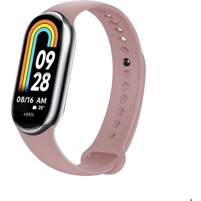 Xiaomi Pink Silikonarmband - Mi Band 8 / 8 NFC / 9 / 9 NFC Xiaomi Pink Silikonarmband - Mi Band 8 / 8 NFC / 9 / 9 NFC