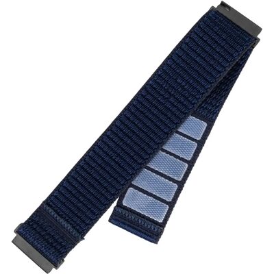 Fixed Nylonarmband für Smartwatch - Blau - 20mm Fixed Nylonarmband für Smartwatch - Blau - 20mm
