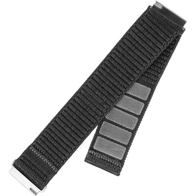 Bracelet en nylon Fixed pour smartwatch - Gris - Accessoire montre sportive Bracelet en nylon Fixed pour smartwatch - Gris - Accessoire montre sportive