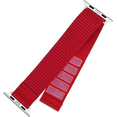 Fixed Nylon Sportarmband für Apple Watch 38/40/41mm - Rot Fixed Nylon Sportarmband für Apple Watch 38/40/41mm - Rot