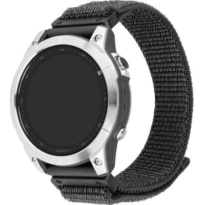 Garmin Nylon Sporty Armband - 22mm, Dunkelgrau - Smartwatch Zubehör Garmin Nylon Sporty Armband - 22mm, Dunkelgrau - Smartwatch Zubehör