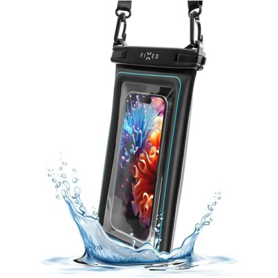 Pouzdro na telefon FIXED FIXFLT-M-BK - 7,5" Voděodolné IPX8 Pouzdro na telefon FIXED FIXFLT-M-BK - 7,5" Voděodolné IPX8