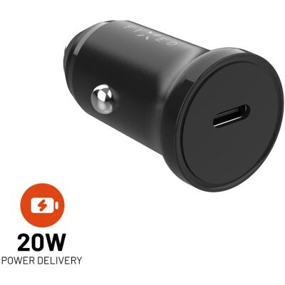 Cargador USB para coche Fixed - 20W Power Delivery 3.0 - Negro Cargador USB para coche Fixed - 20W Power Delivery 3.0 - Negro